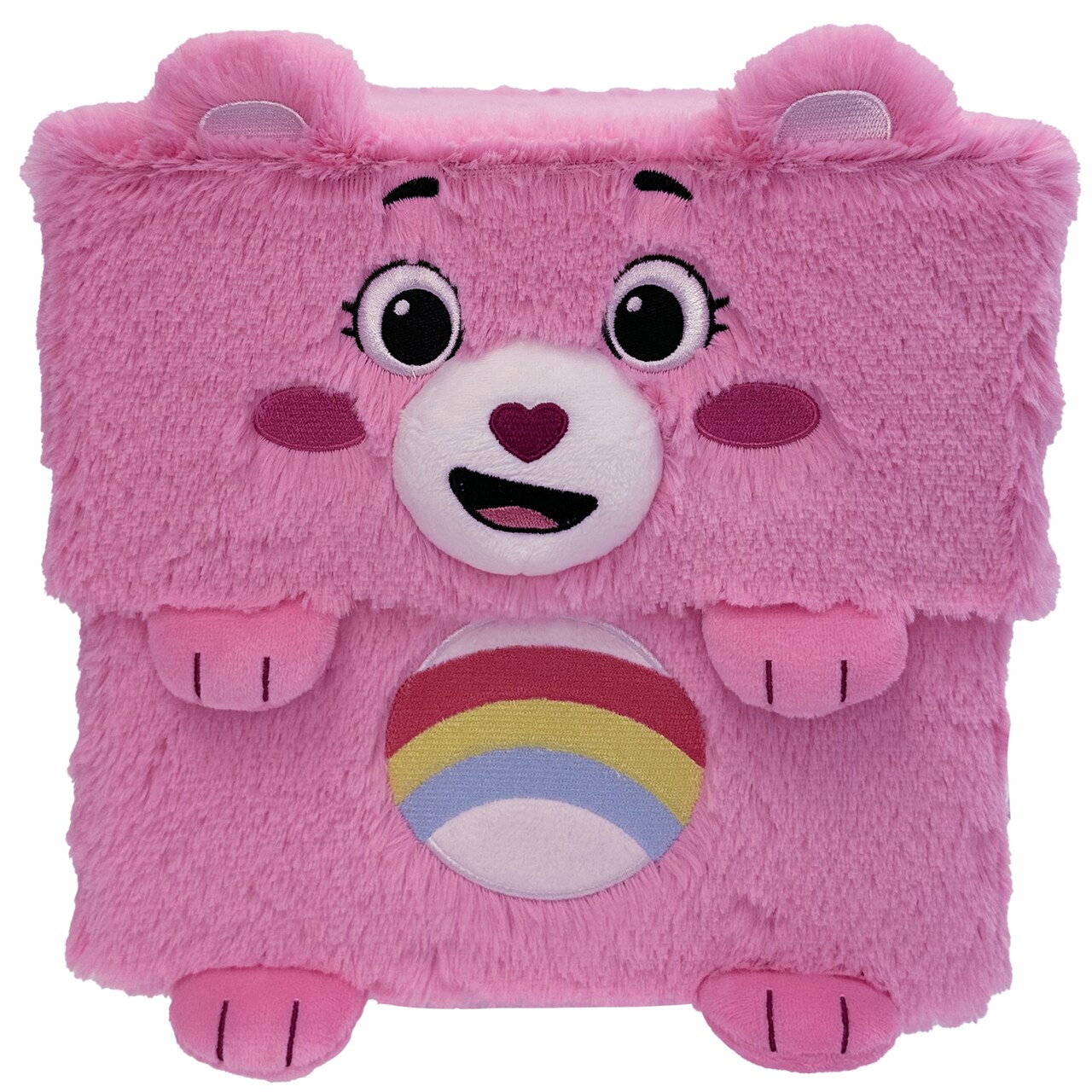 Care Bears: Storables 8" Box - Cheer Bear - Pink Character Themed Bin, Fabric Storage Container, Opening Top Lid, Holds Toys, Books & More, Licensed